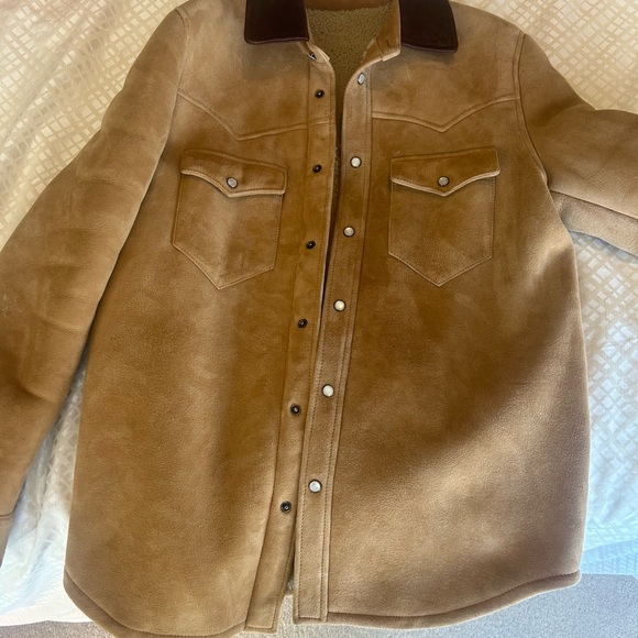 Fortela shearling suede jacket - Picture 7 of 10